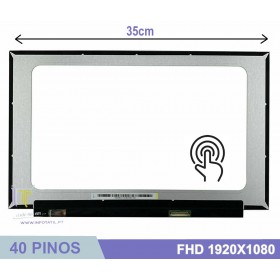 Ecrã LCD 15.6" FHD 40P S/ Brackets, Touch - HX3K8