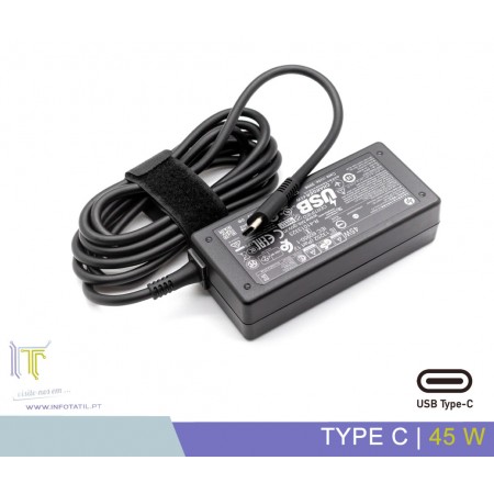 Carregador Original HP 45W (Type-C)