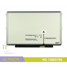 Ecrã LCD 12.5" WXGA HD 1366x768 LED Matte