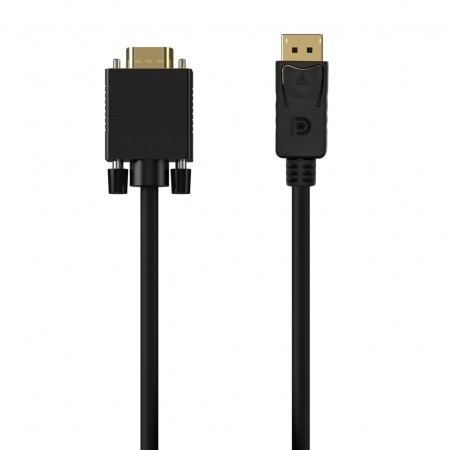 Aisens A125-0552 Cabo Conversor DisplayPort para VGA Preto 1.0M
