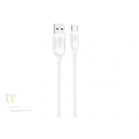Qcharx Athens Cable USB a Lightning 3A 18W (2 m) PVC