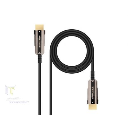 Cabo HDMI 2.0 AOC 15m Nanocable 4K 60Hz - Macho/Macho