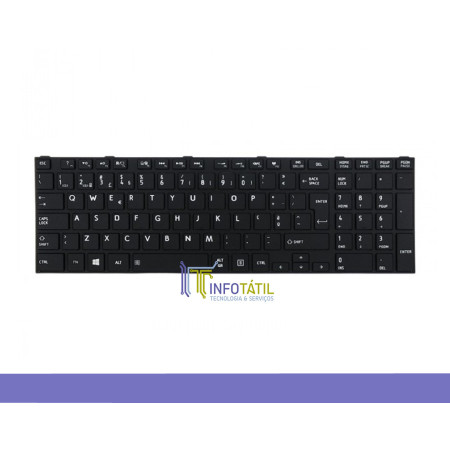 Toshiba Satellite L850 Teclado PT - H000045430