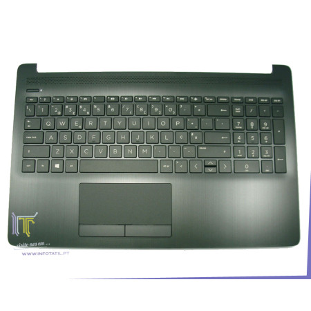 HP Top Cover/keyboard no backlight ash silver - L20386-131
